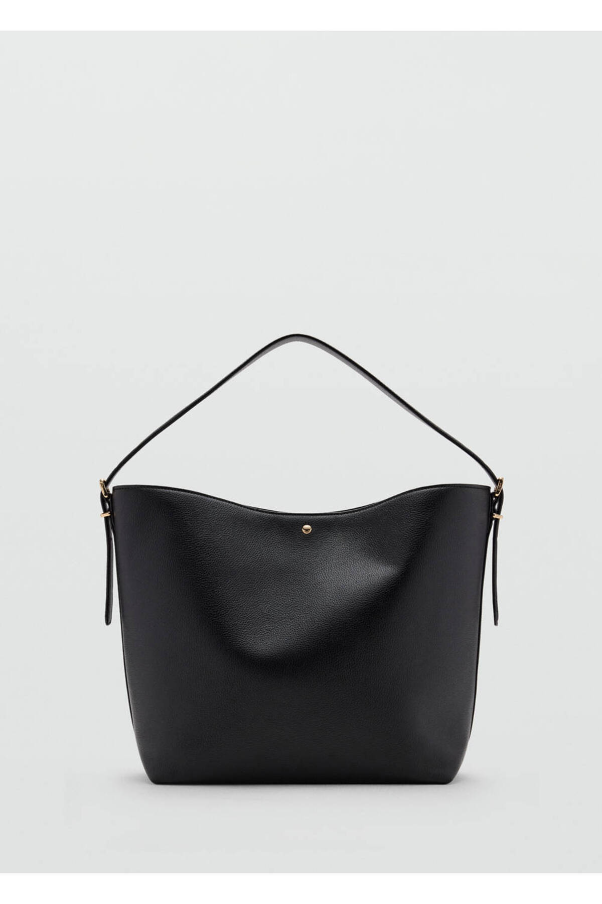 MANGO Woman Büyük tokalı büyük boy bucket çanta görsel 3