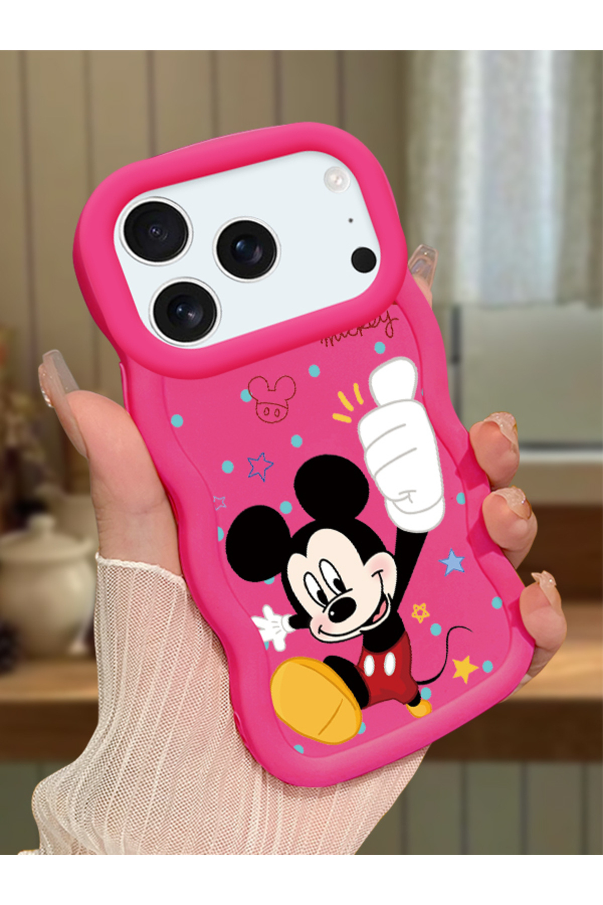 iPhone 17 Pro Max Compatible Case Camera Protector Red Silicone Couple Phone Case Cute Pattern
