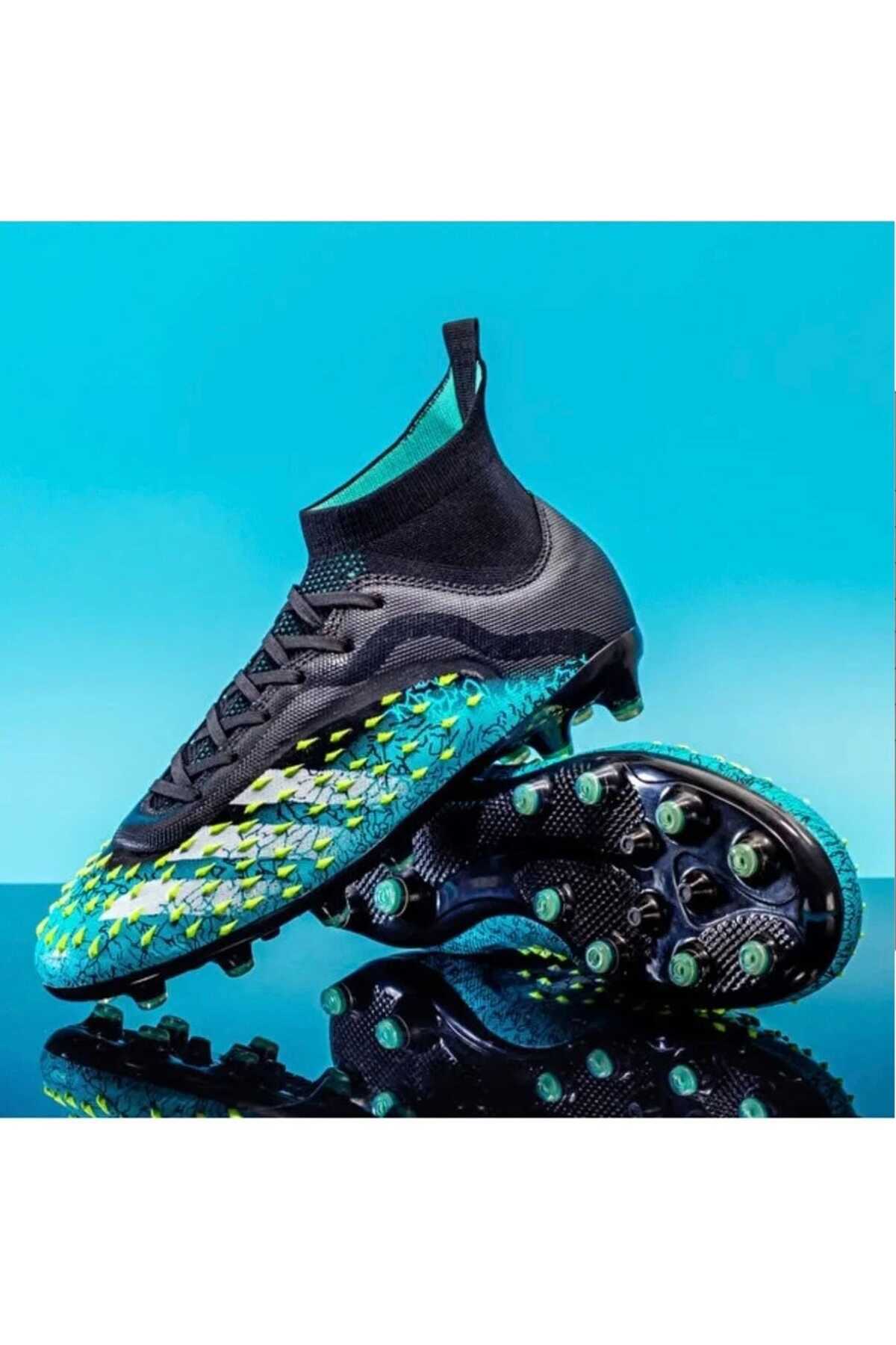 diğer4545 Unisex Futbol Ayakkabısı , Krampon , Ayak Bilekli Bağcıklı Krampon görsel 2