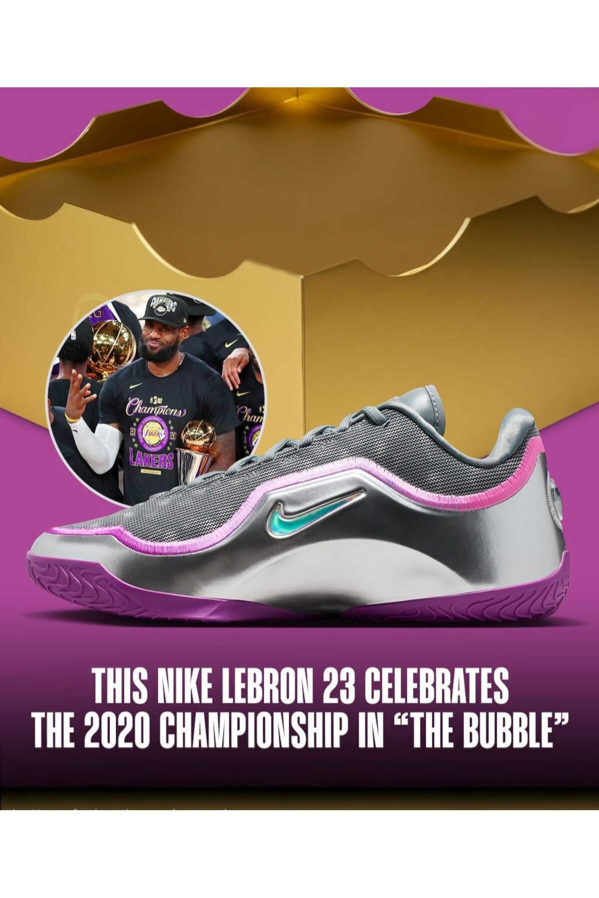 Nike LeBron XXIII "Bubble Boy" Erkek Basketbol Ayakkabısı (Blue Sport )