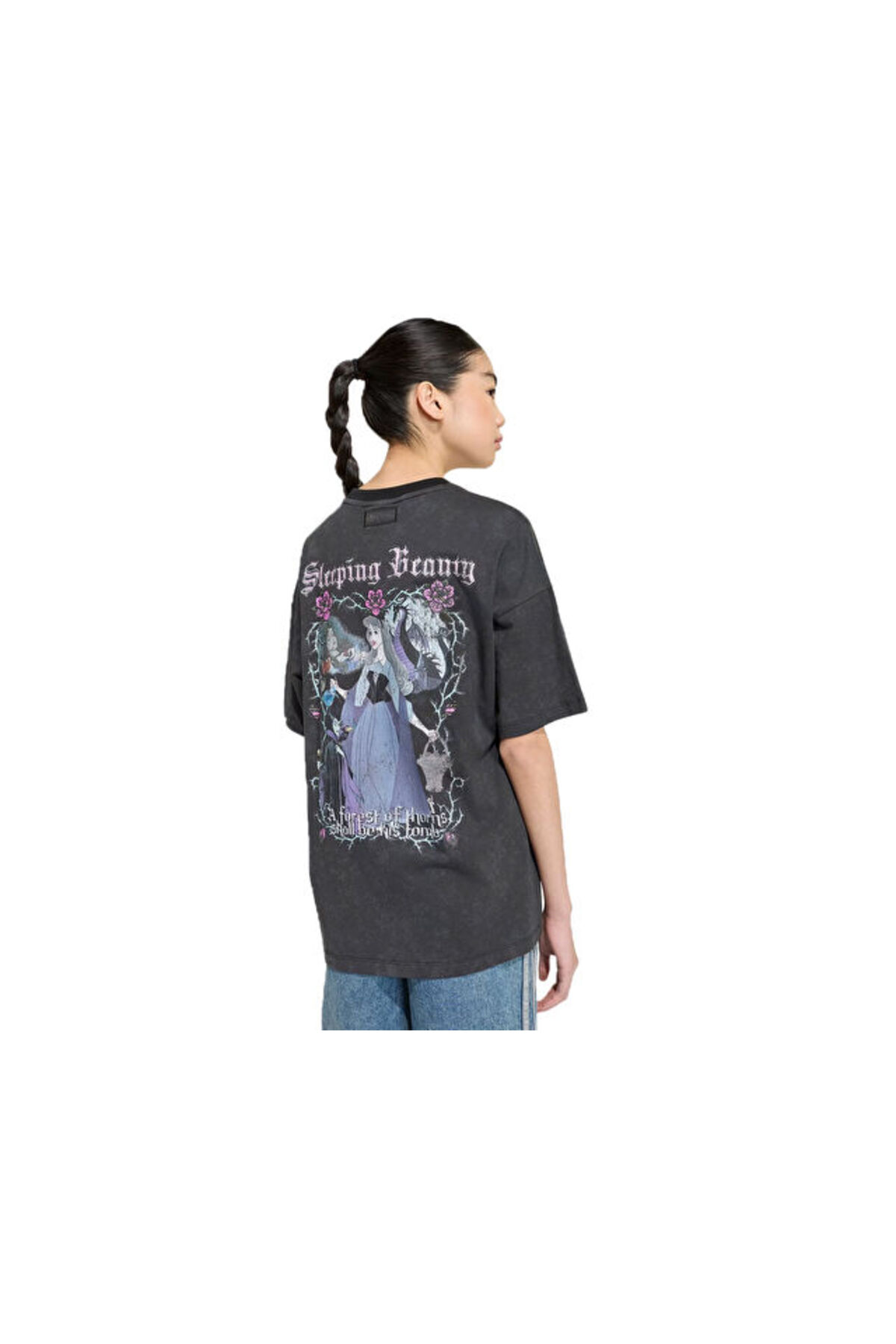 adidas Disney Villains Gfx t Kids' Casual T-Shirt Kq6083 Black