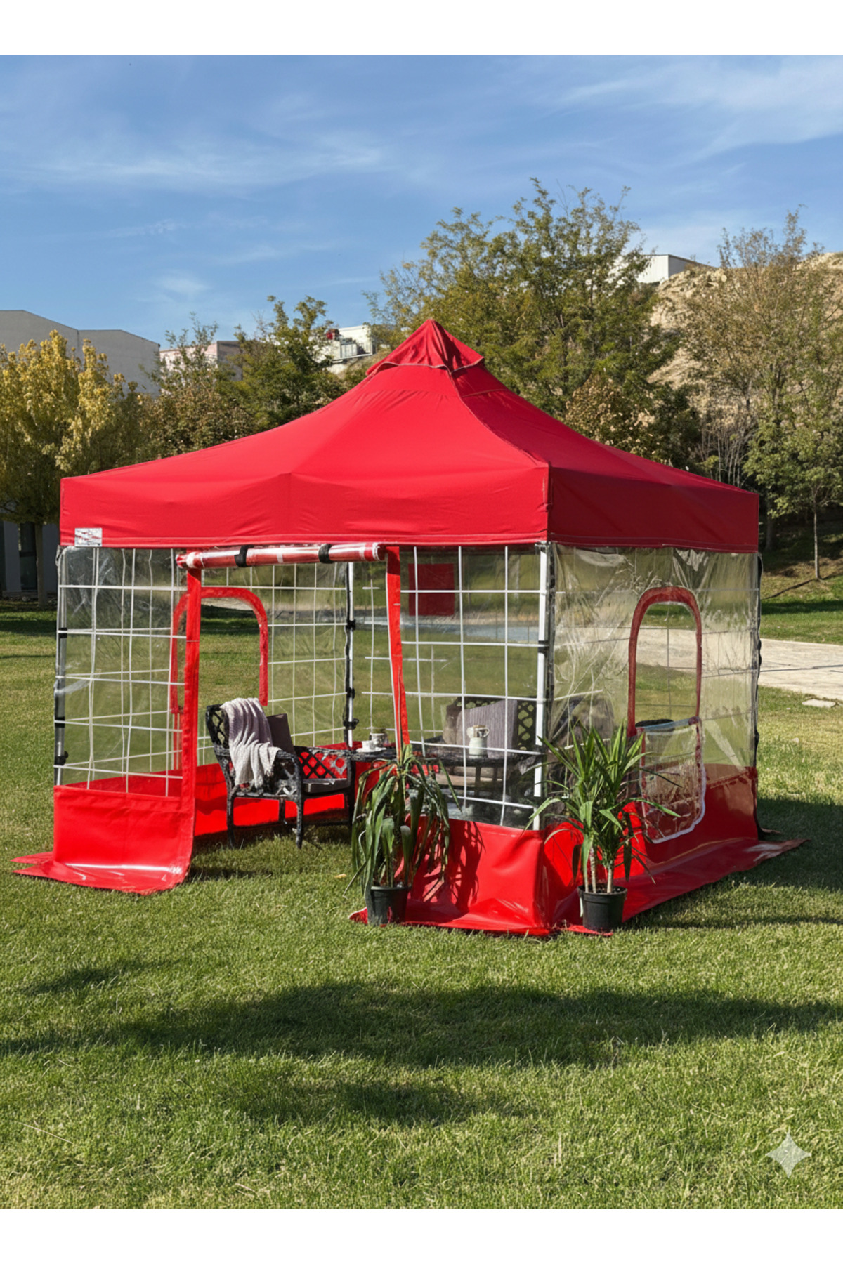 YILDIRIM PROMOSYON ÜRÜNLERİ 3x3 Gazebo Kış Bahçesi