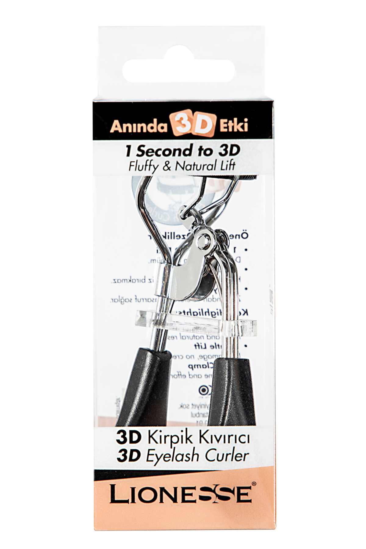 Üç Boyutlu Kirpik Kıvırıcı 814 - Profesyonel Kirpik Ayırma - Lifting Etkisi — مشکی