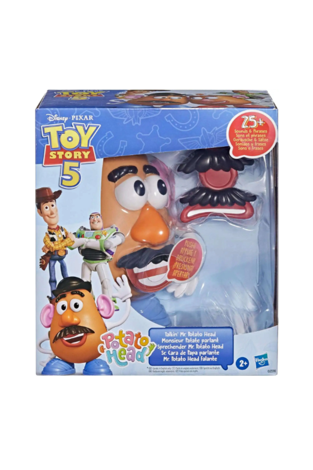 DİSNEY Toy Story 5 Mr. Potato Head – İngilizce 25+ Ses Efekti ve
