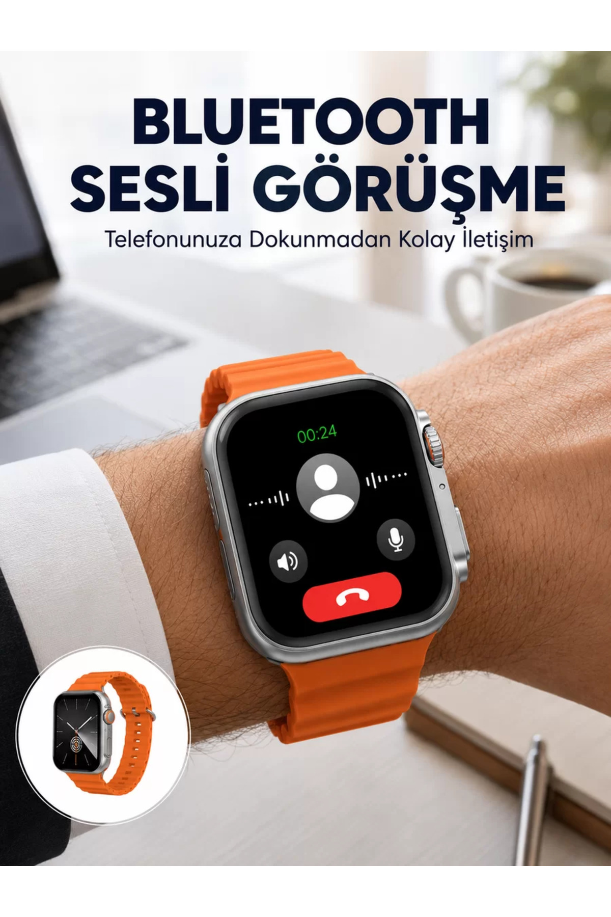 2025 Model Gelişmiş Özellikli Nabız Sensörlü Spor Takibi Yapabilen Titreşimli Saat Yeni Nesil