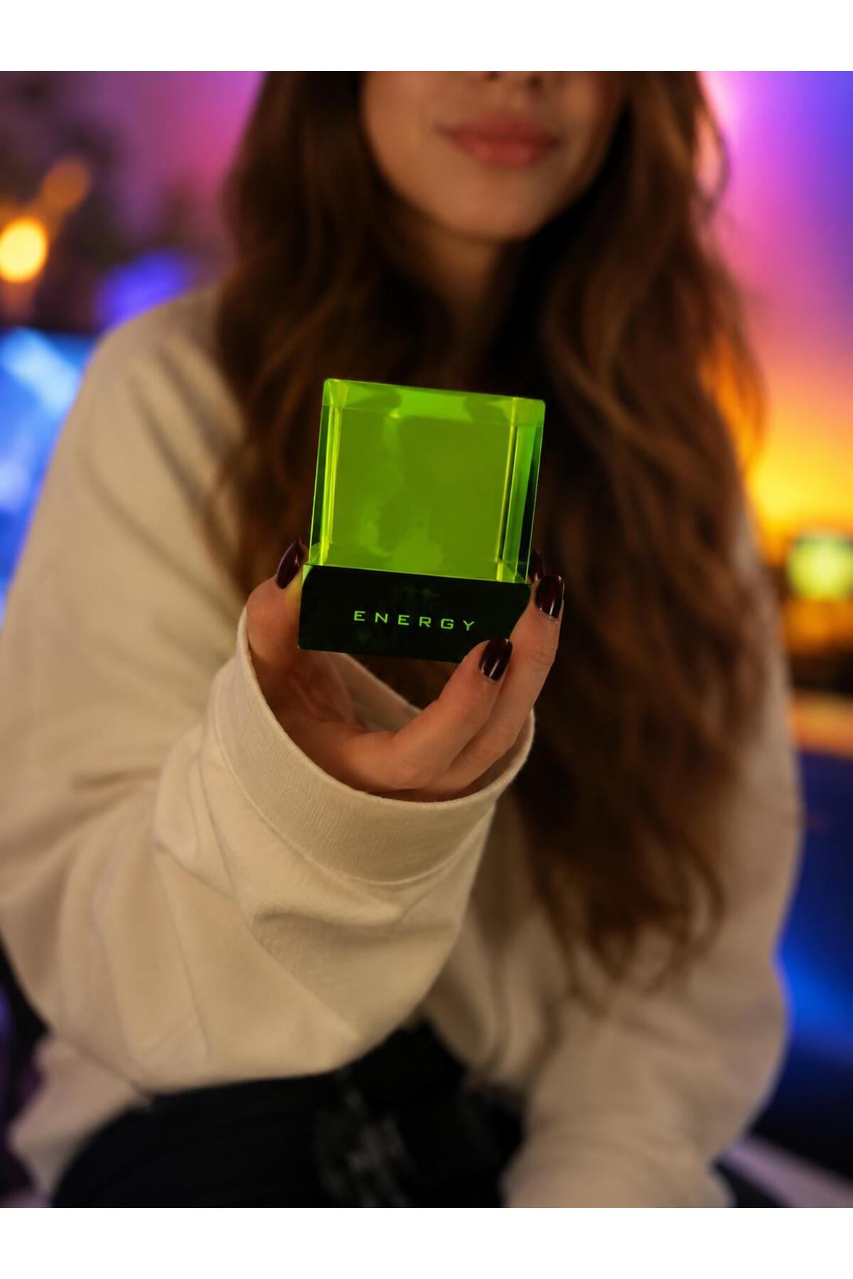 TOYTOPIA Schylling Nee Doh Nice Cube Energy Stres Topu - Şeffaf