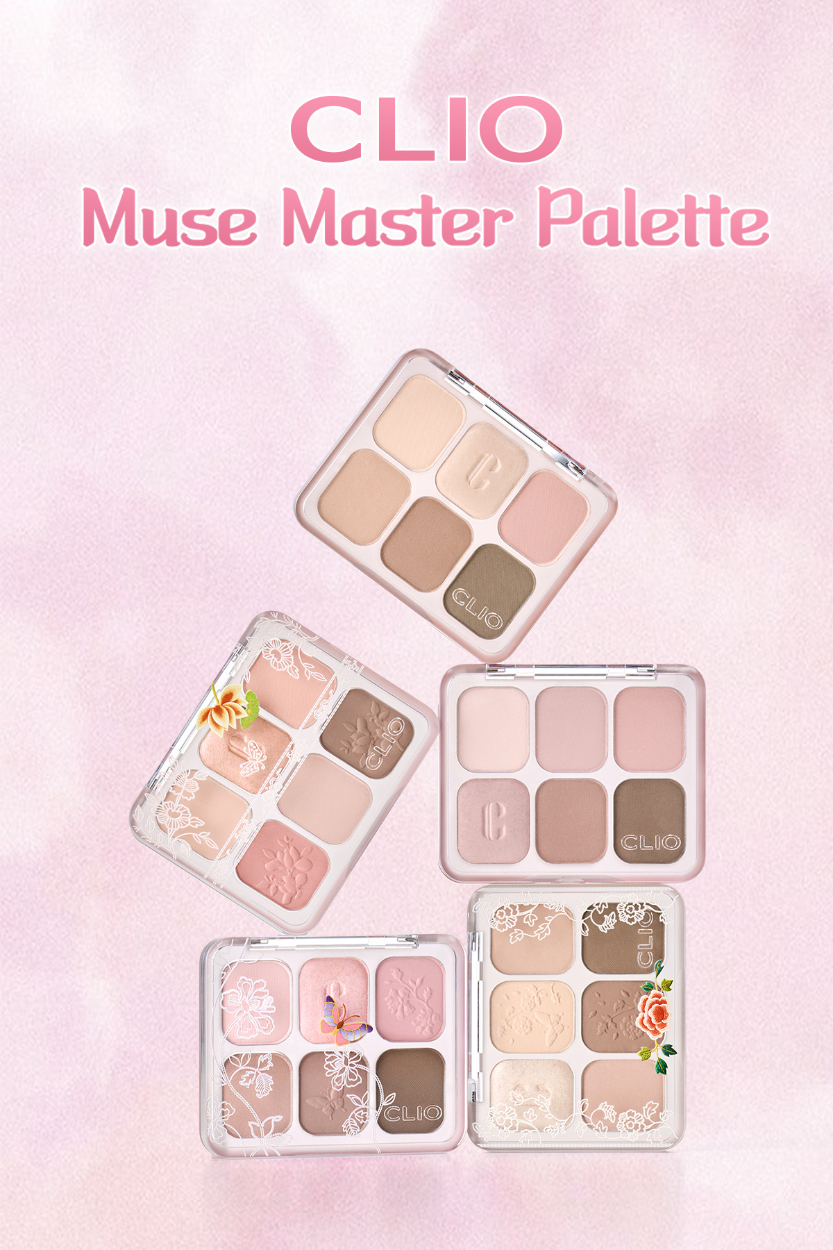 پالت سایه چشم Muse Master (01 Blossom Stitch)، یک پالت سایه چشم با بافت نرم و جلوه محو شونده شامل شش رنگ. — عکس 111696 — تصویر 8 از 8
