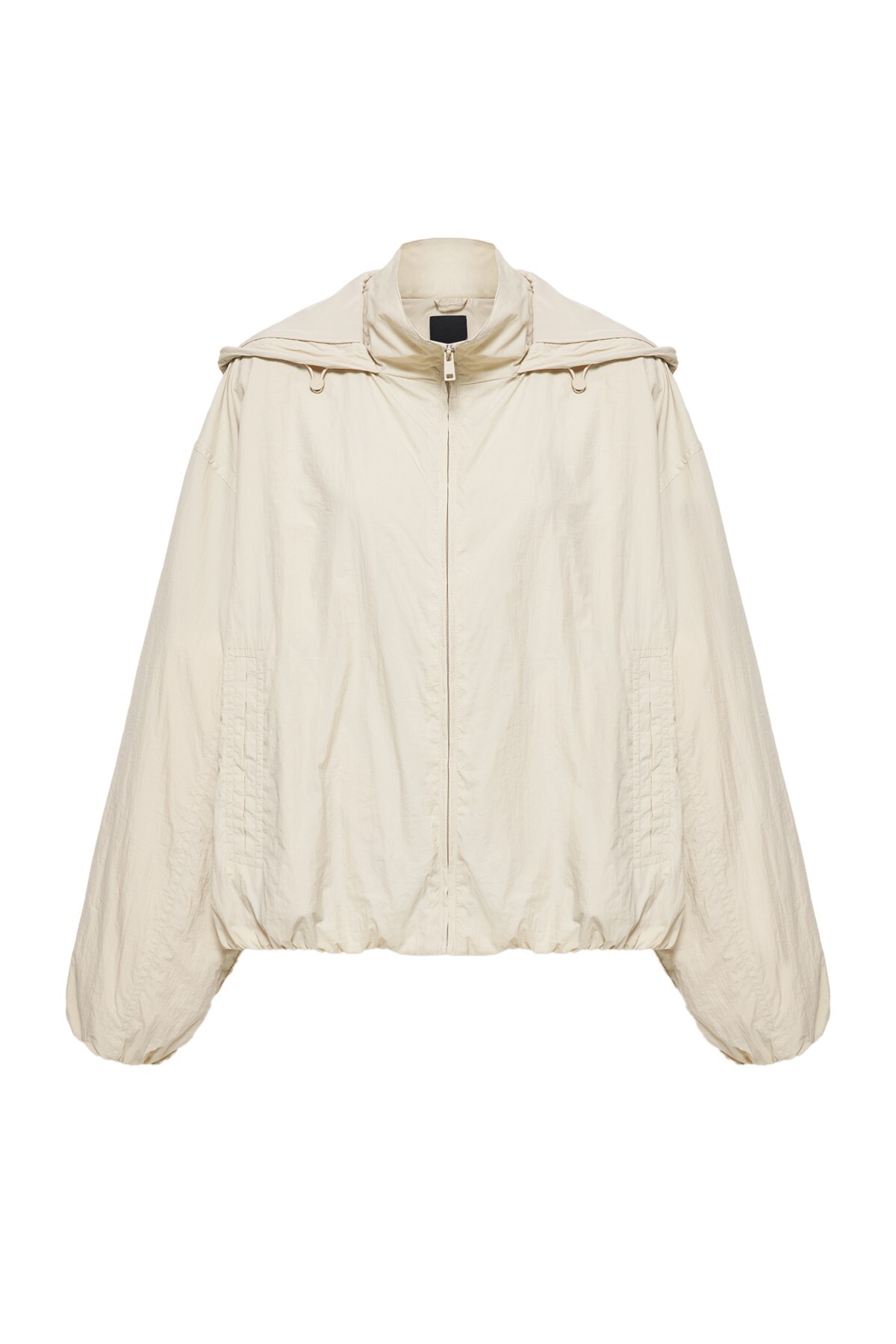 Pull & Bear Kapüşonlu hafif mont görsel 3