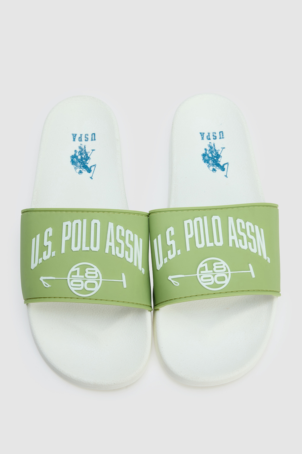 U.S. Polo Assn. Erkek Yeşil Terlik 50323179-VR016 görsel 4