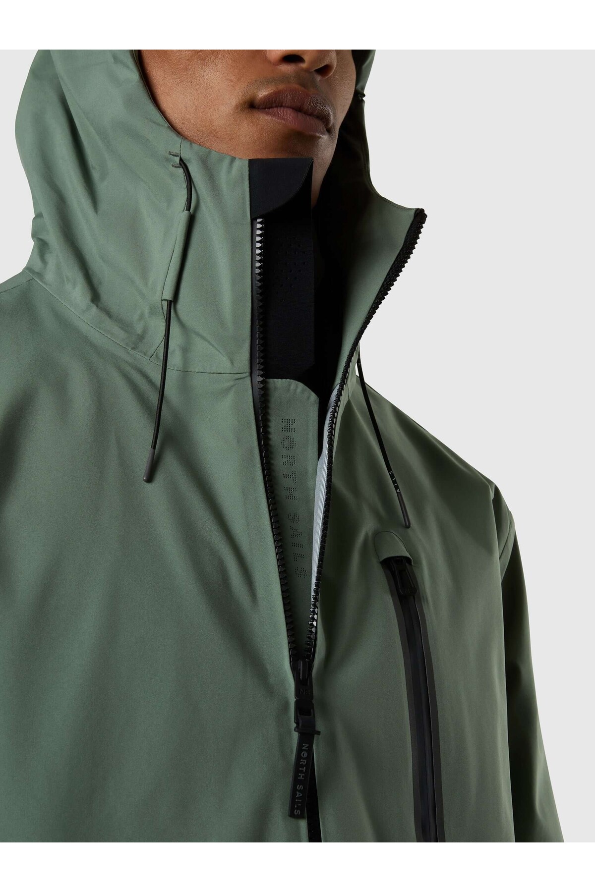 North Tech Regular Fit Commuter 3 Katmanlı Erkek Trençkot — سبز NS0000603408 — تصویر 8 از 8