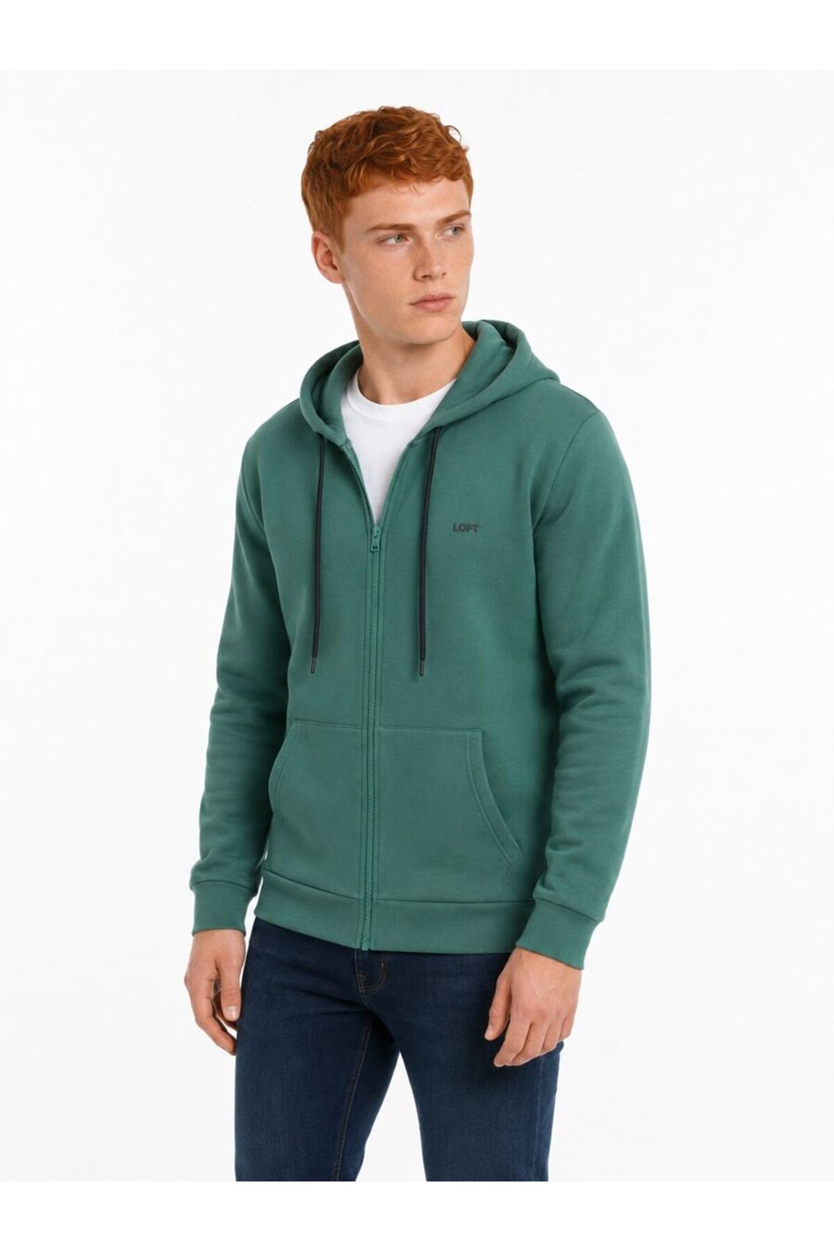 Regular Fit Erkek Hırka — سبز LF2044040_Q1.V1 — تصویر 2 از 5