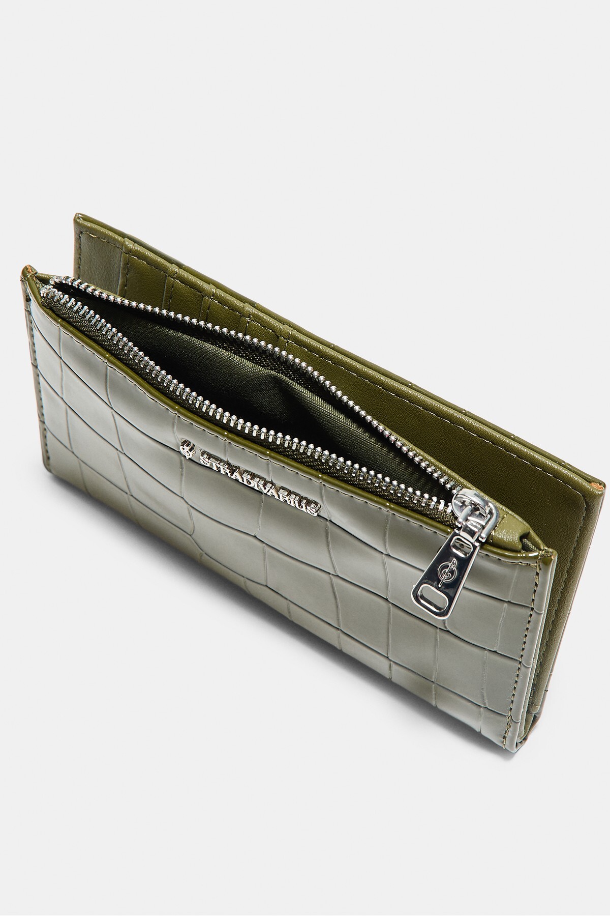 Stradivarius Basic fermuarlı cüzdan görsel 2