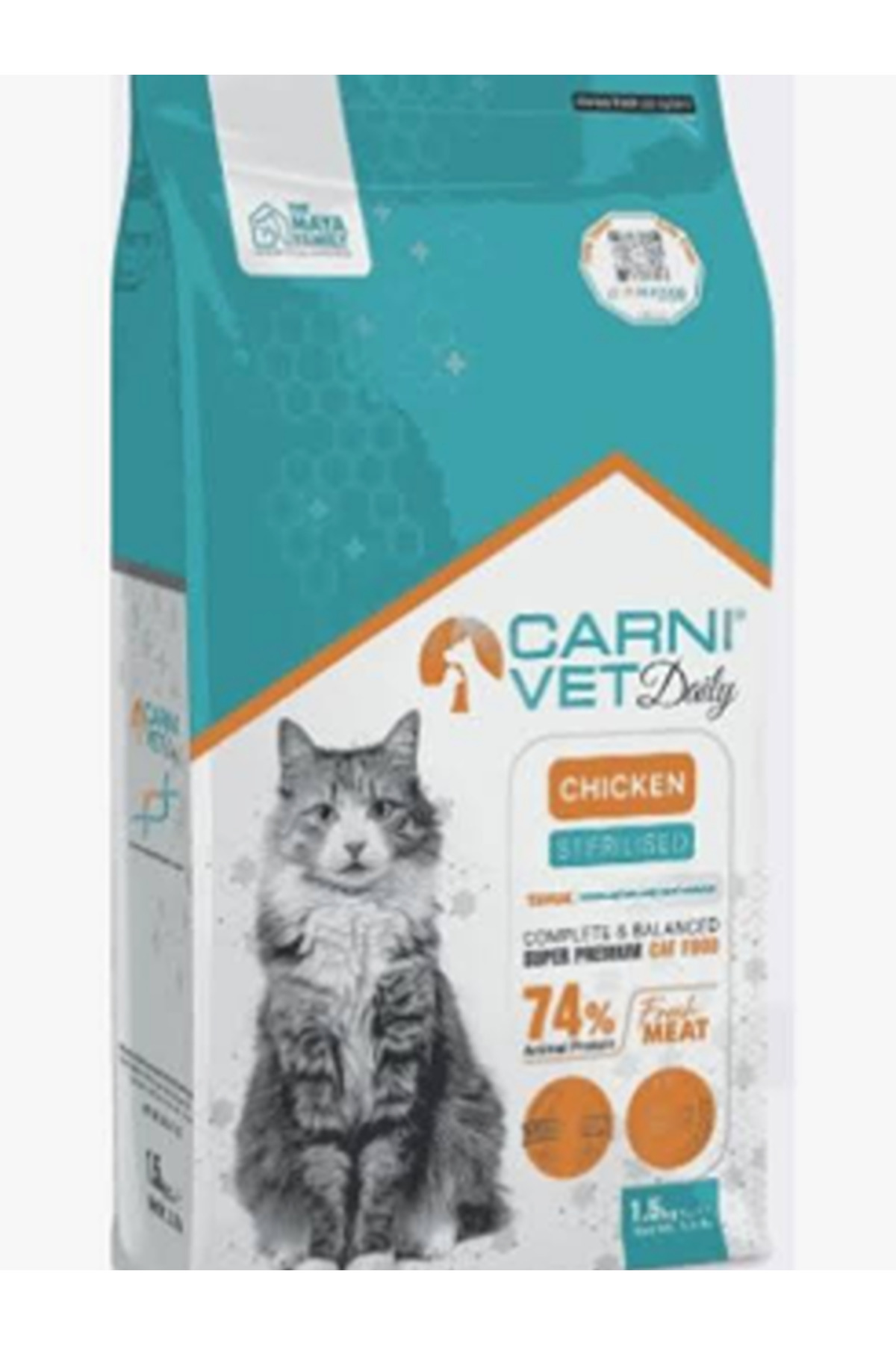 CARNİ VET Daily tavuk Sterilised (KISIR)KEDI MAMASI 10 KG
