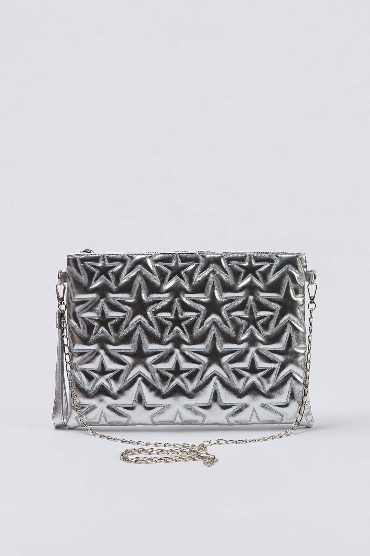 zenska-srebrna-clutch-torba