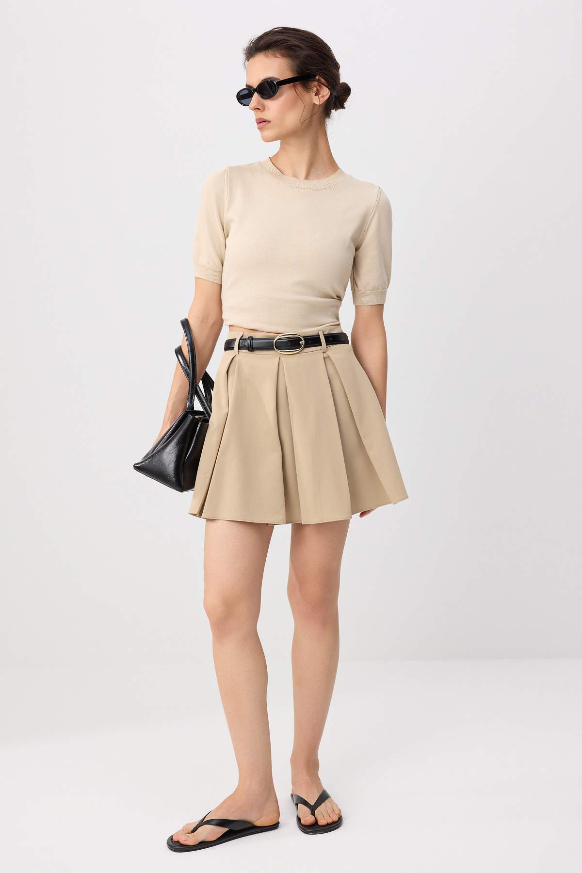 Trendyolmilla Bej Etek TWOSS26ET00261