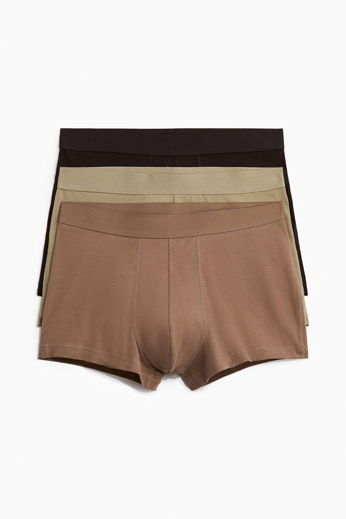 بسته ۳ عددی شورت بوکسور پا کوتاه Lycra® اچ اند ام باکسر H&M