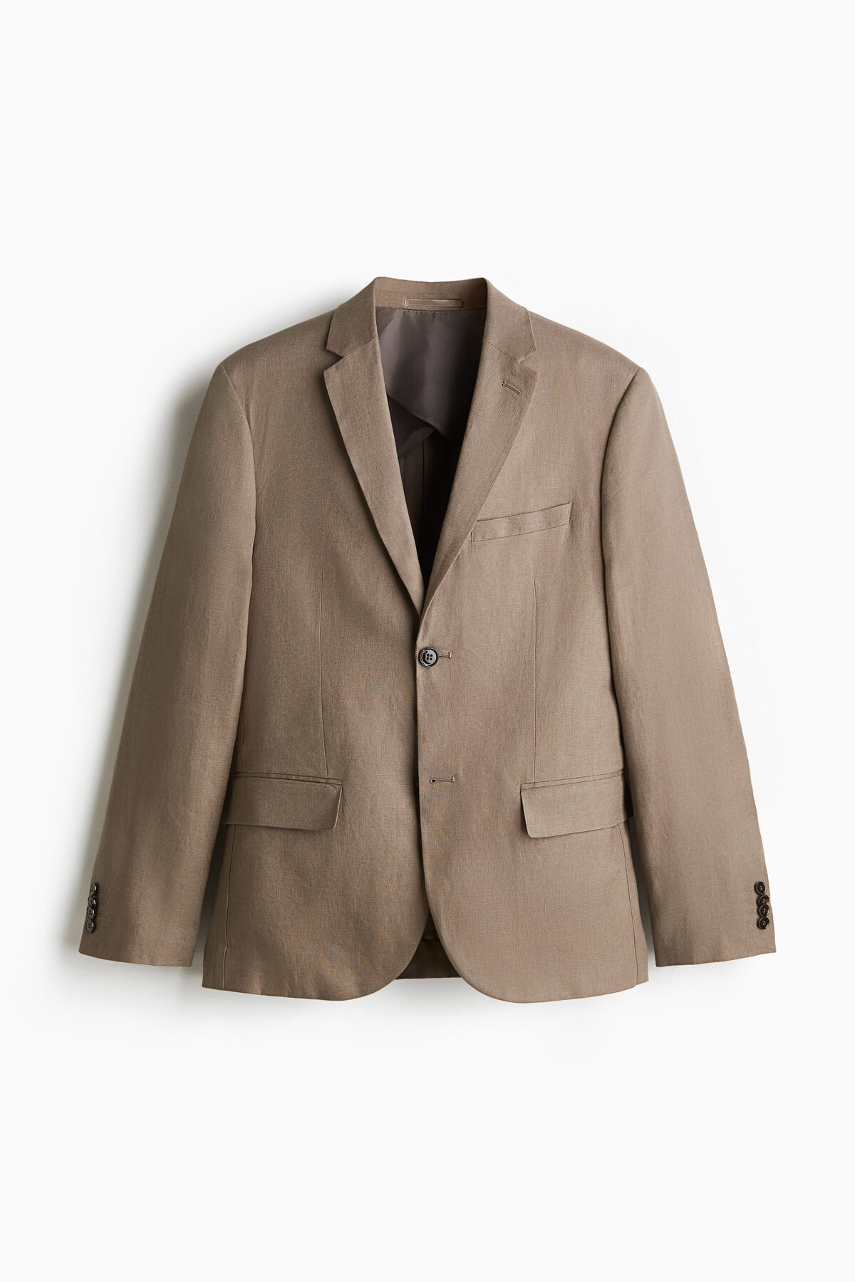 ژاکت کتانی اسلیم فیت اچ اند ام کت بلیزر H&M