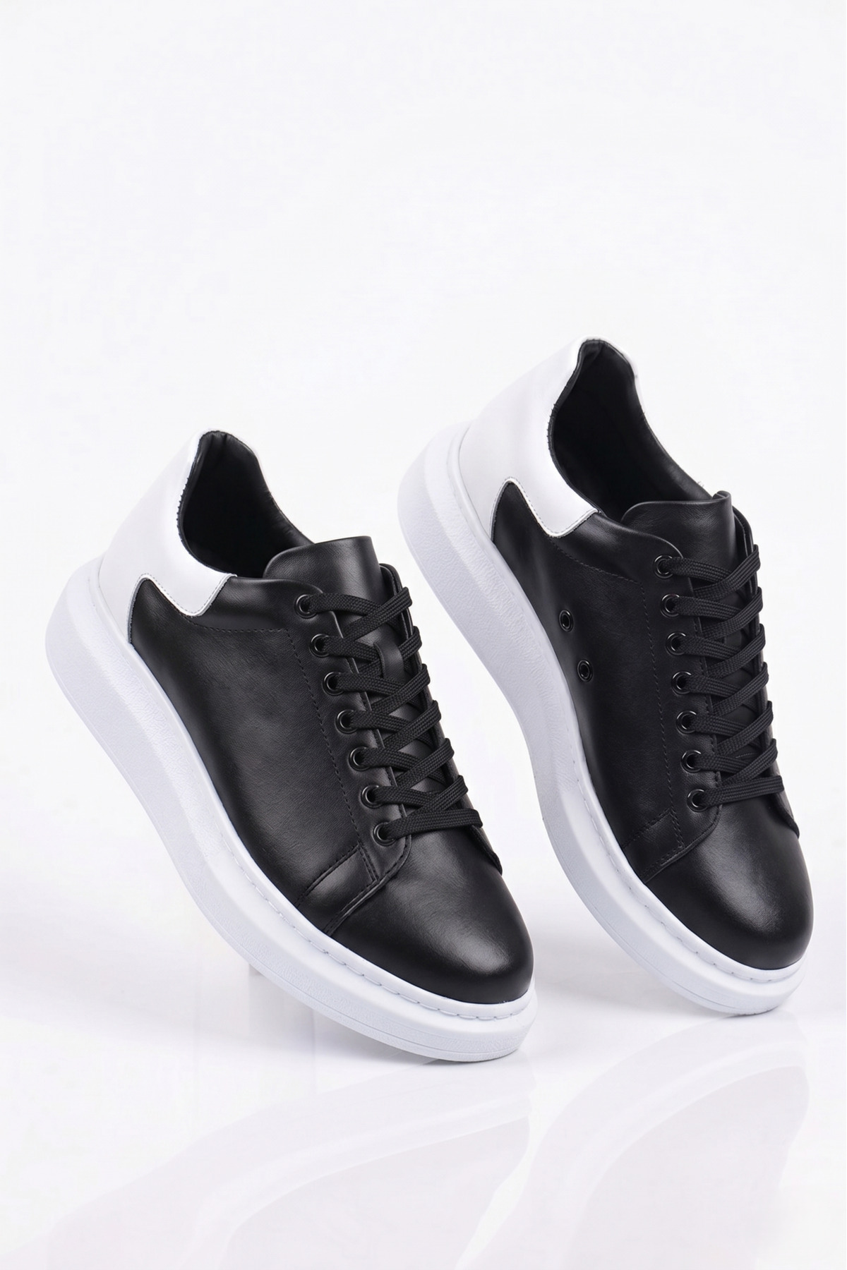 High Quality Alexander Model Men's Sneakers with Thick Sole Laces