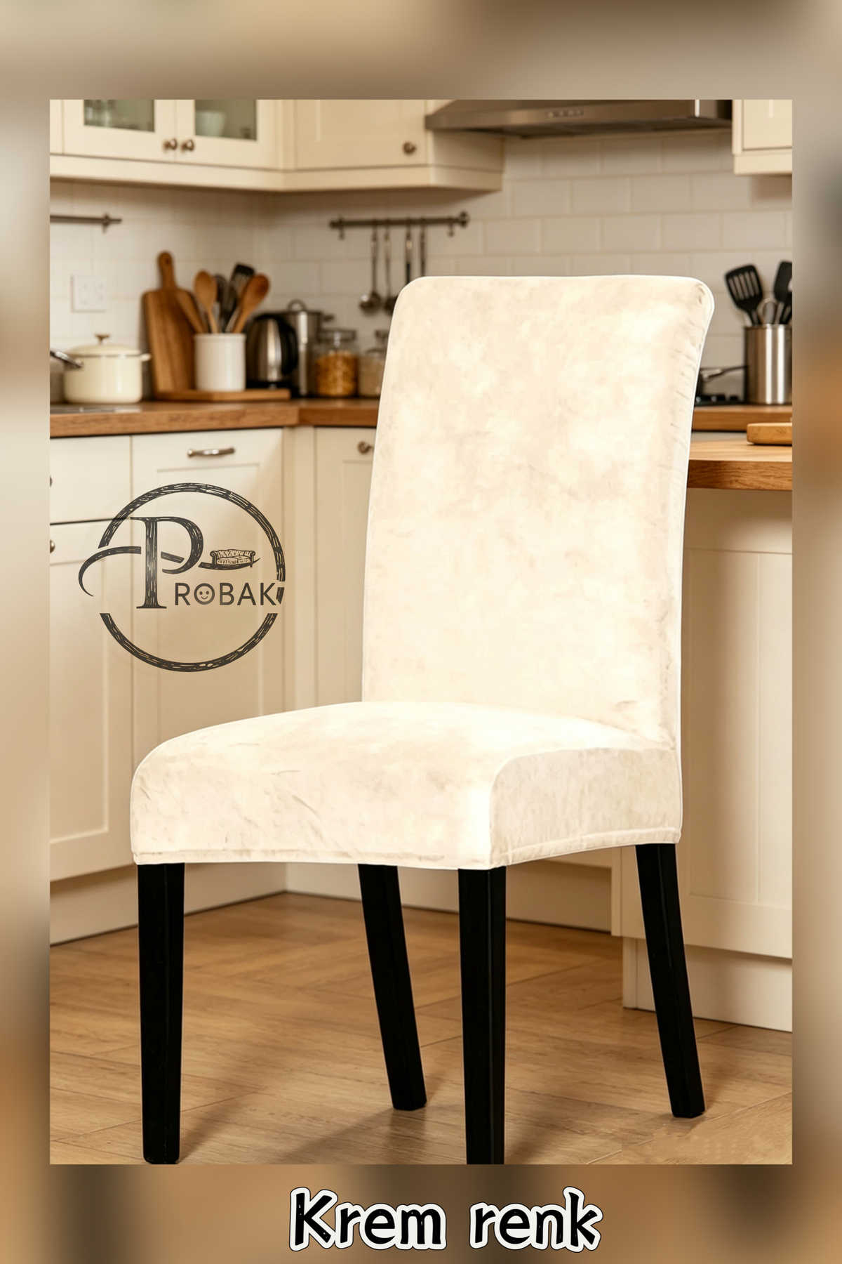 PROBAHOME Velvet Chair Cover Chair Cover Kitchen Chair CoverK 6pcs