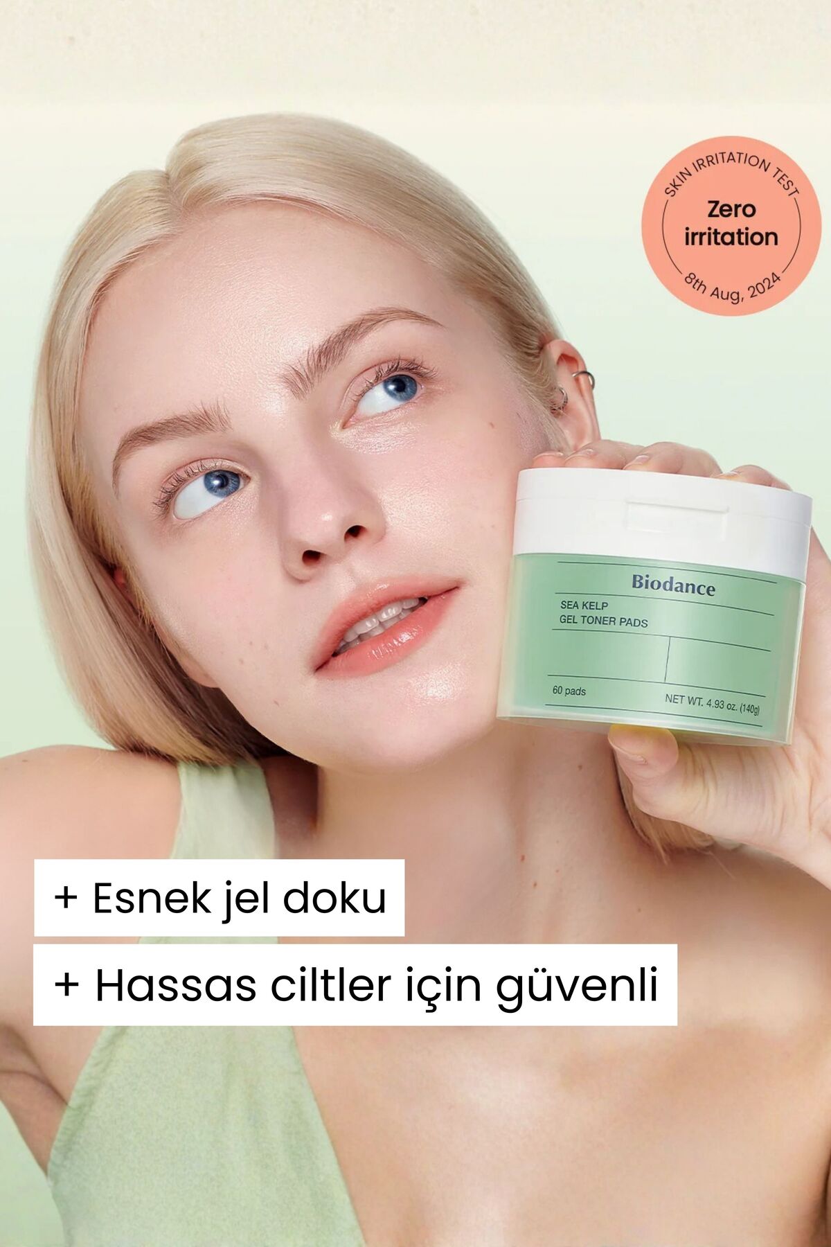Sea Kelp Gel Toner Yatıştırıcı Tonik Ped 60 Adet H3437AXNS — تصویر 3 از 6
