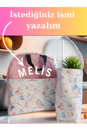 ADUŞKA Aduşka Beslenme Çantası Isı yalıtımlı Su Sızdırmaz Astarlı (kuşlu)