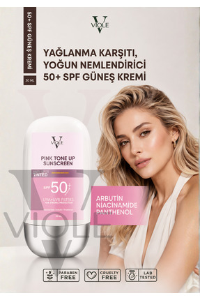 VIOLE BEAUTIES Pink Güneş Kremi Maksimum Koruma Her Cilt Tipine Uygun Nemlend...