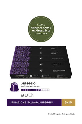 Nespresso Arpeggio Kahve Seçkisi 50 Kapsül