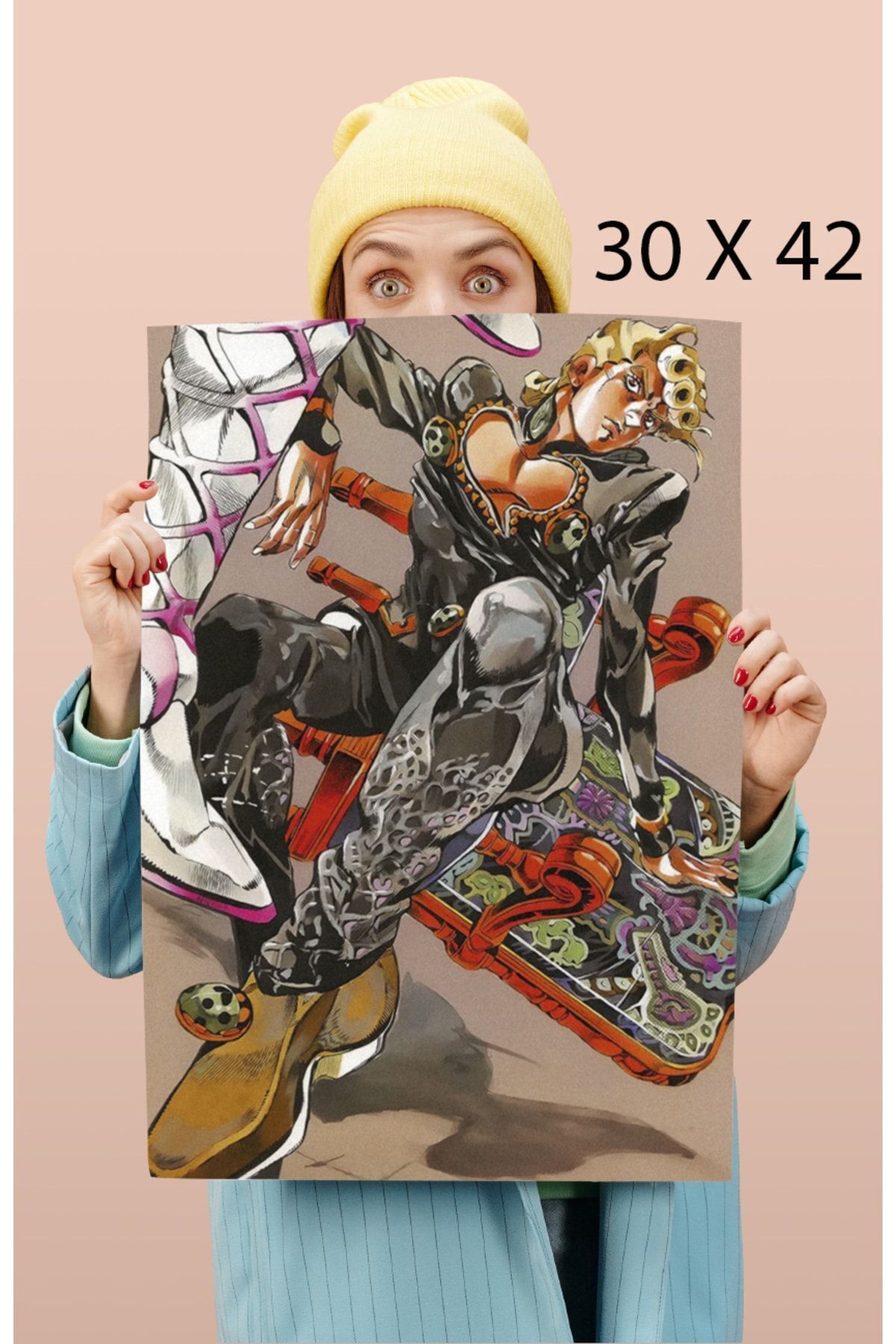 Luna Marissa Jojo'S Bizarre Adventure Poster - Çerçevesiz Parlak