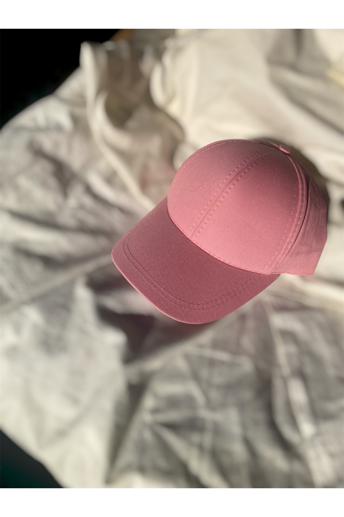 sf collection Düz Basic Baseball Şapka Unisex Ayarlanabilir Cap görsel 2