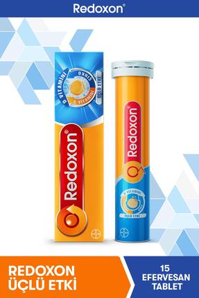 Redoxon Üçlü Etki 15 Efervesan Tablet I 1000 mg C Vitamini, D Vitamini ve Çin...