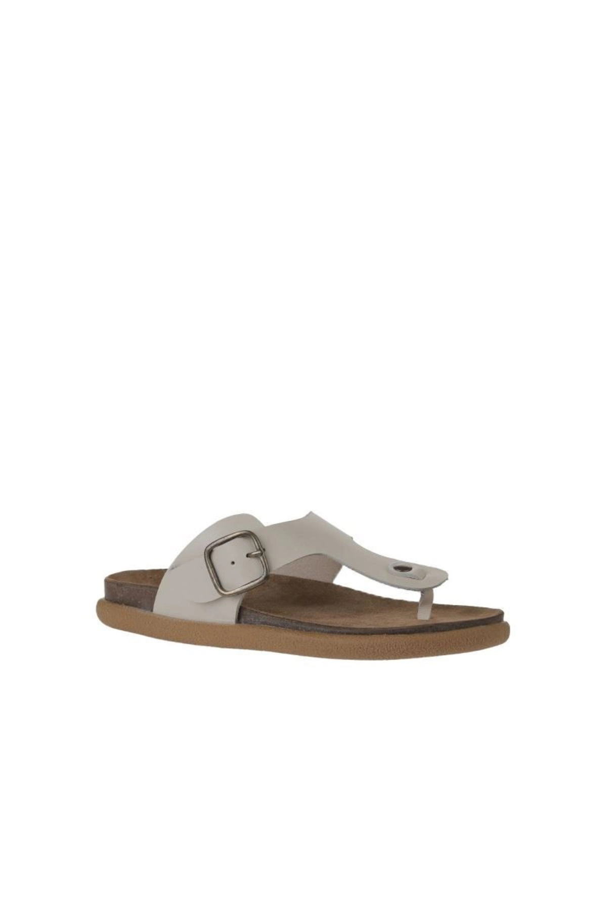 Resim Bueno Shoes Gri Nubuk Erkek Parmak Arası Terlik 01mu4733 