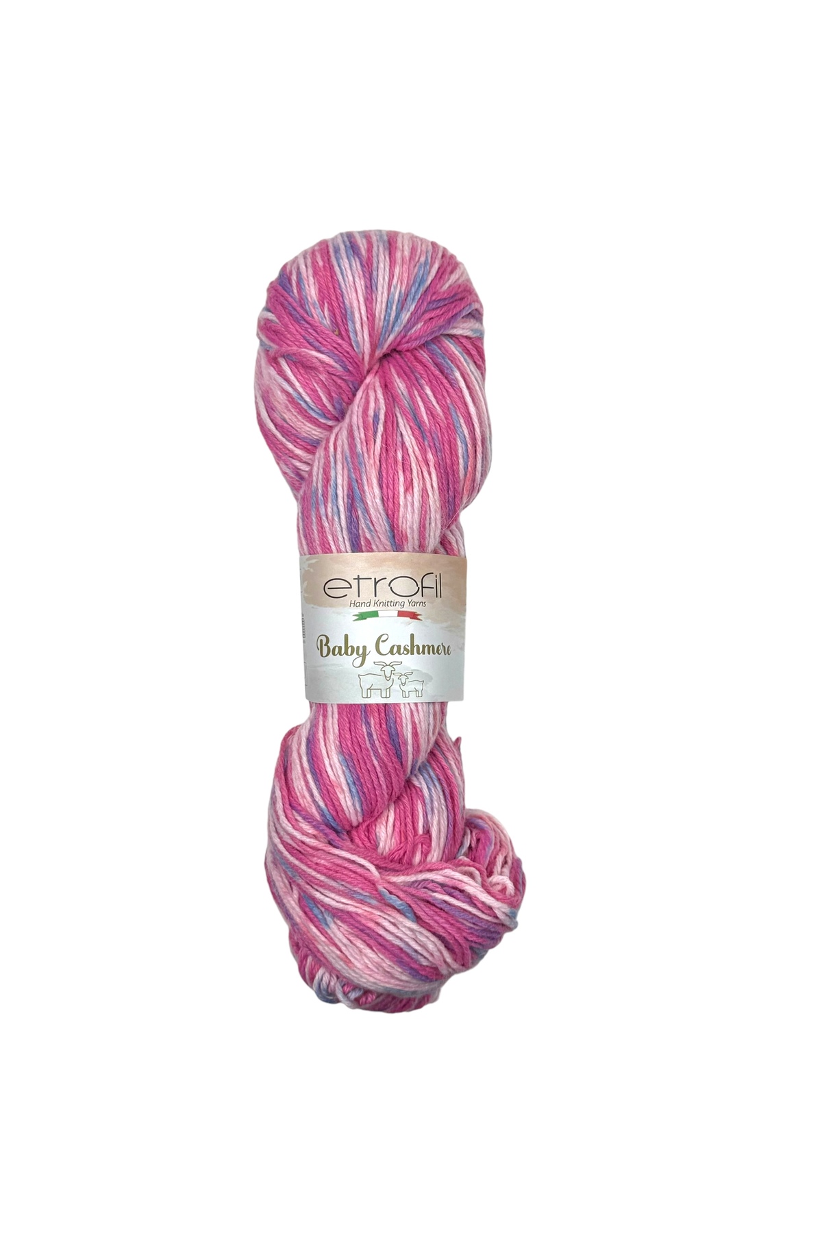 Baby Cashmere Knitting Rope Rose Garden 10% Cashmere 90% Polyamide 100g 225m (BC005)