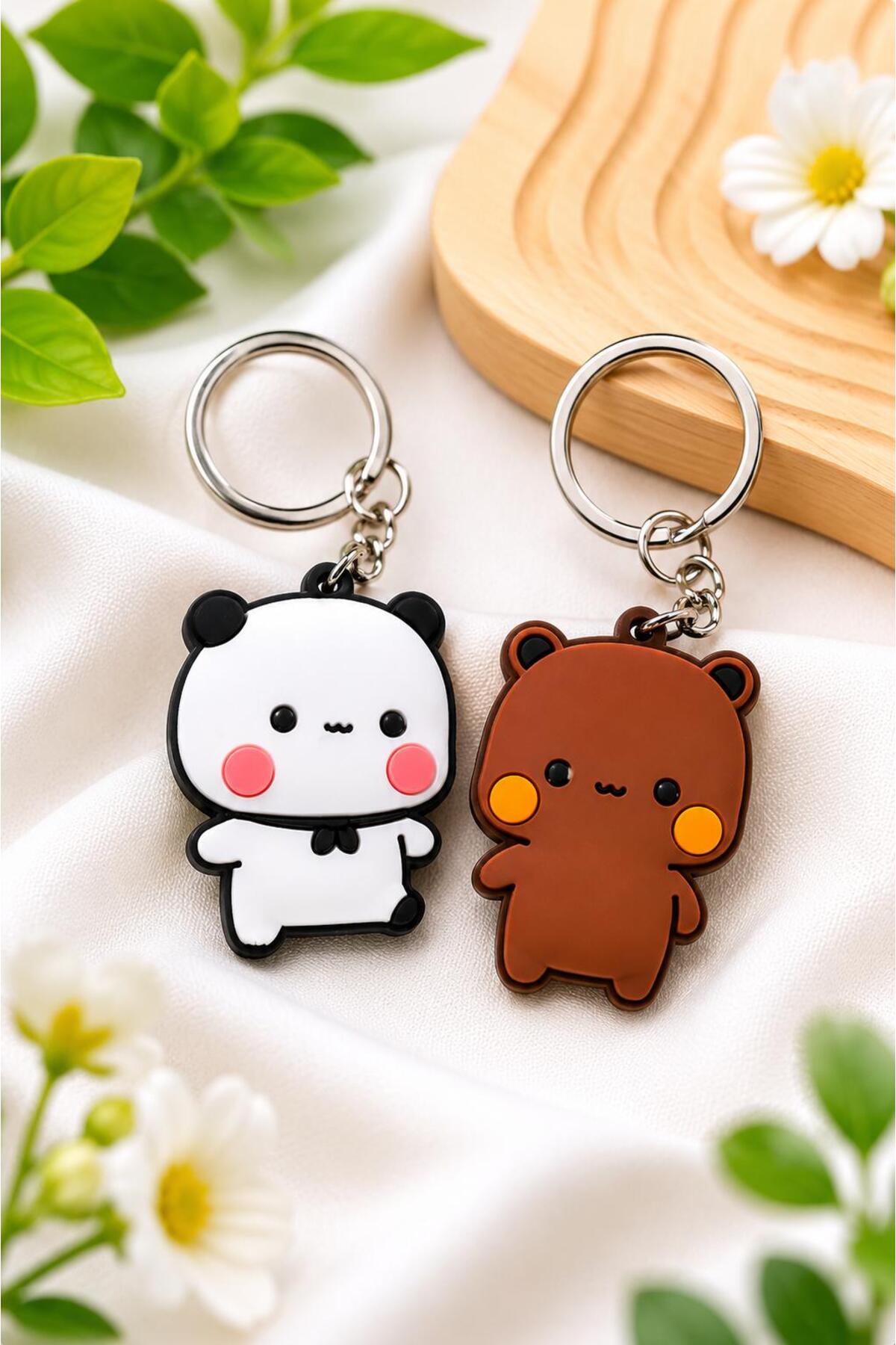 Double Keychain for Dudu and Bubu Loving Couples