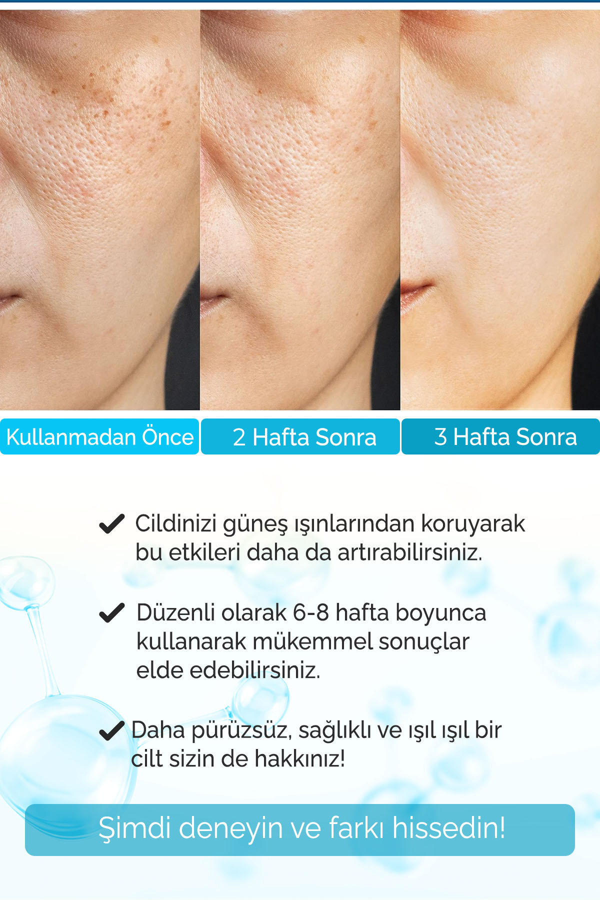 Nemlendirici Aydınlatıcı Hyaluronique Premium Serum Aura Series A250 — DA2501-A25 — تصویر 5 از 6