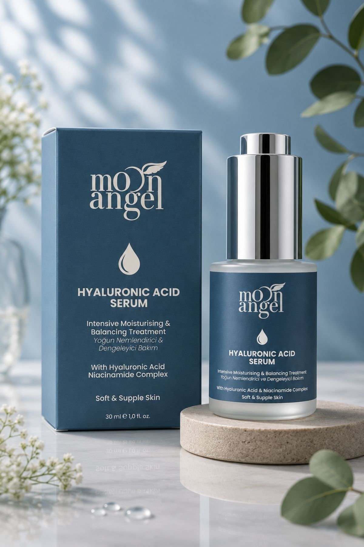 Yoğun Nemlendirici ve Dengeleyici Cilt Bakım Serum (Hyaluronik Asit & Niacinamide) 30 ml — görsel 4 · 8685218400242