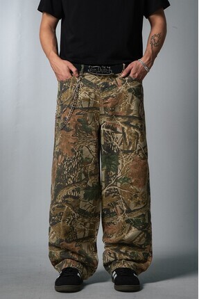 Crupt Studio Real Tree Super Baggy Erkek Pantolon
