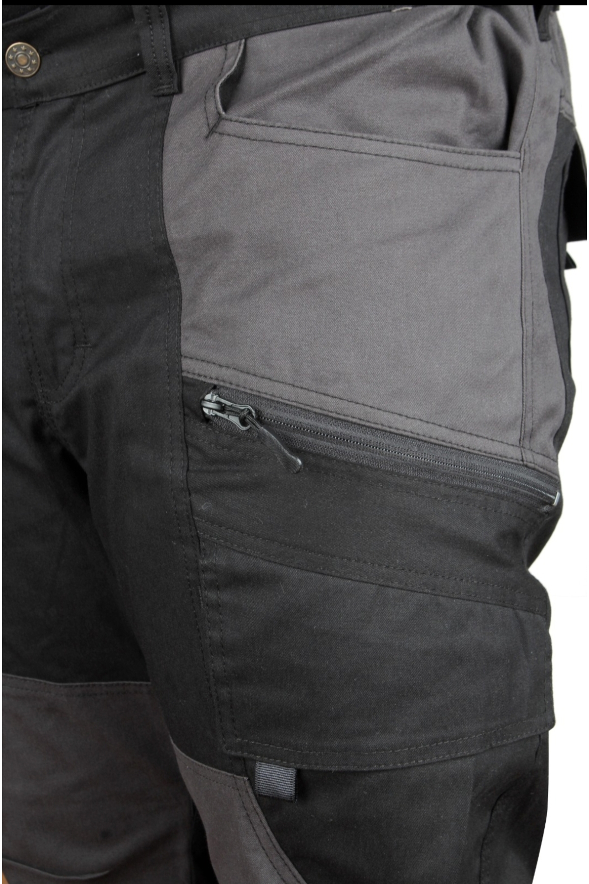 İş Pantolonu Madrid Model 10 Cepli Full Likralı Diz Destekli siyah — رنگارنگ Pantolon01 — تصویر 6 از 7