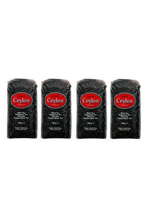 Tanay Ceylon Ithal Sri Lanka Siyah Yaprak Seylan Çayı Kaçak Çay 750 gr X 4 Ad...