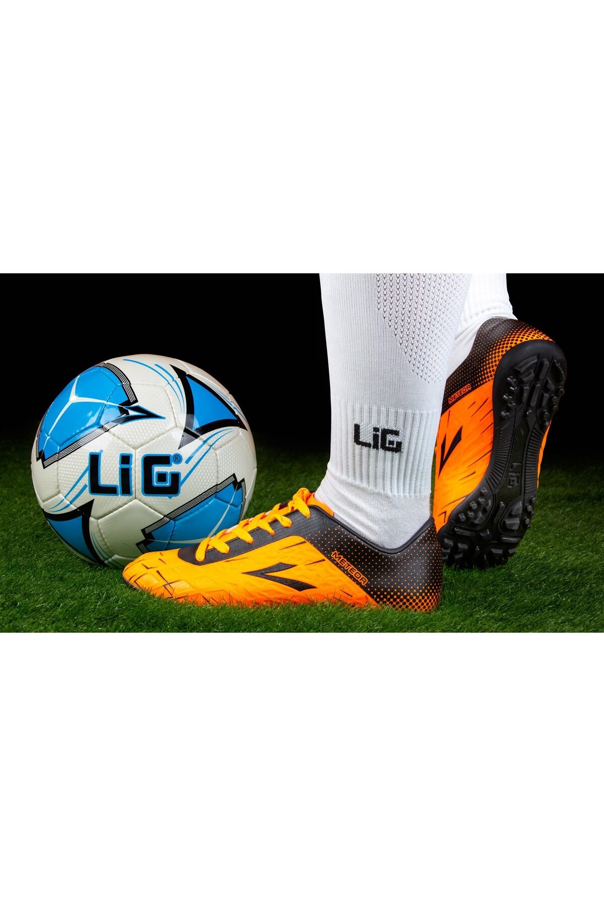 LIG Meteor TRX Halı Saha Orange turuncu görsel 4