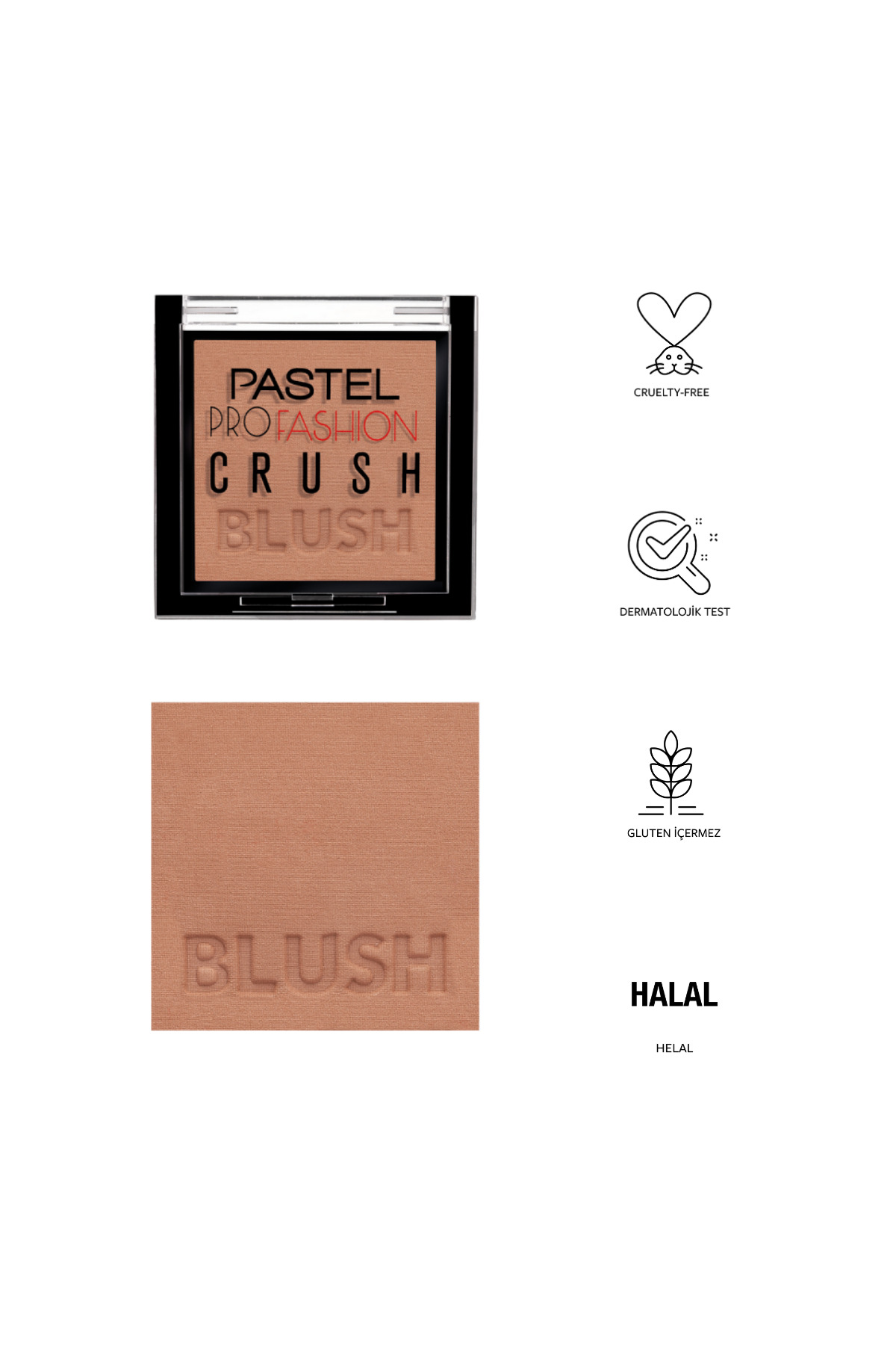 Profashion Crush Blush 305 8g — قهوه‌ای — تصویر 2 از 2