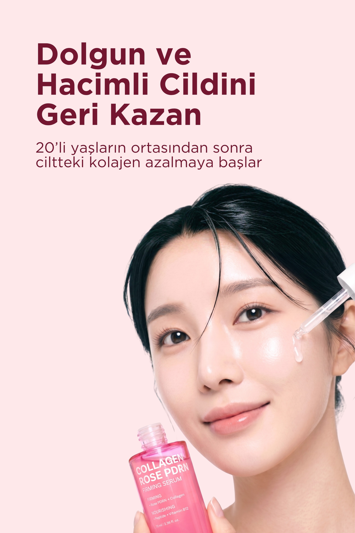 Collagen Rose PDRN Firming Serum - Gül PDRN & Kolajen Sıkılaştırıcı Serum — ARL-7D-16-M-N — تصویر 5 از 8