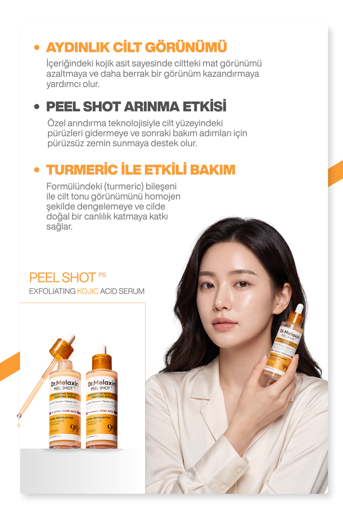 Kojik Asit İçerikli – Arındırıcı Aydınlatıcı Bakım Serumu 80 ml — 8809886482946 — تصویر 2 از 7