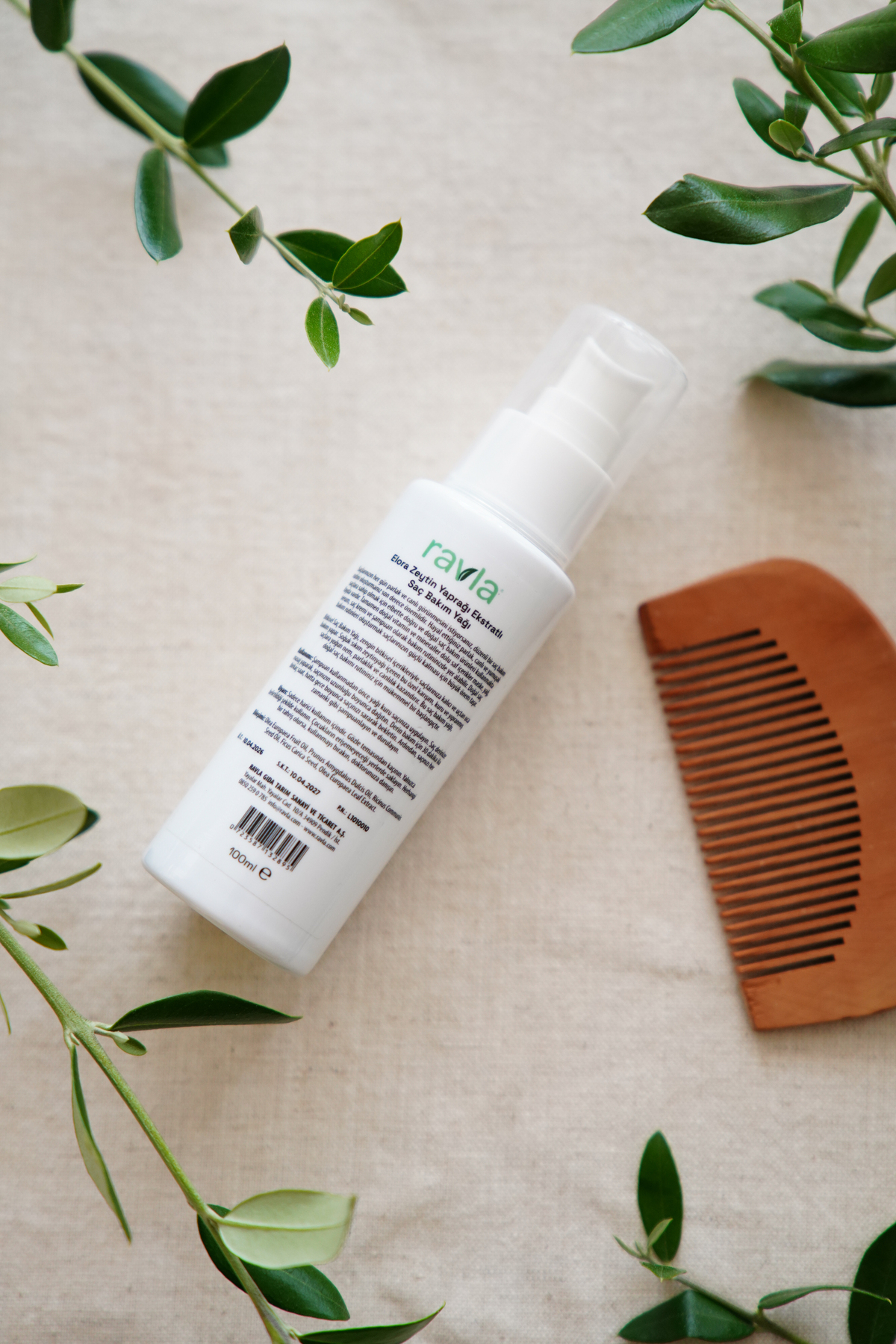 Elora Zeytin Yaprağı Ekstratlı Saç Bakım Yağı - 100ml — 0723587132895 — تصویر 9 از 9