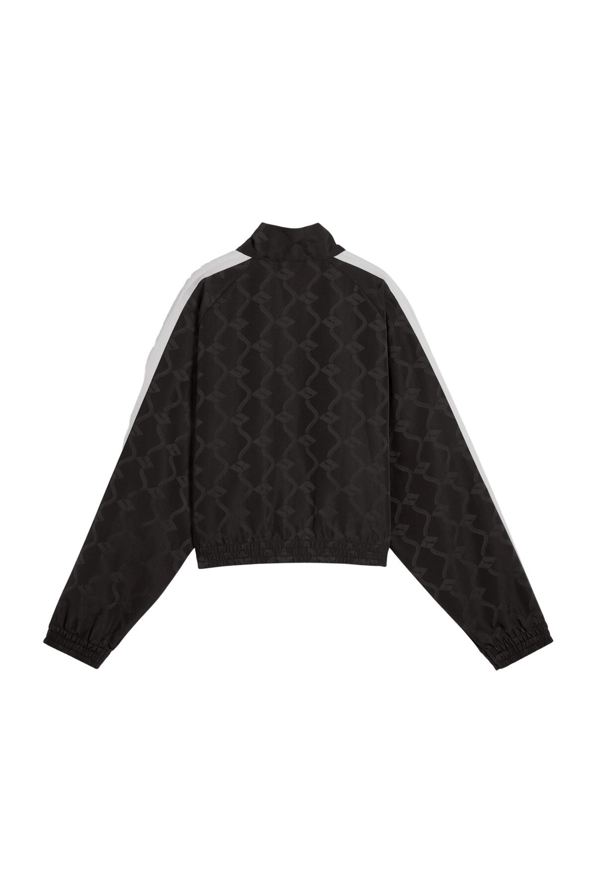 Puma 634561-01 T7 Jacquarded Woven Jacket Kadın Ceket Siyah görsel 2