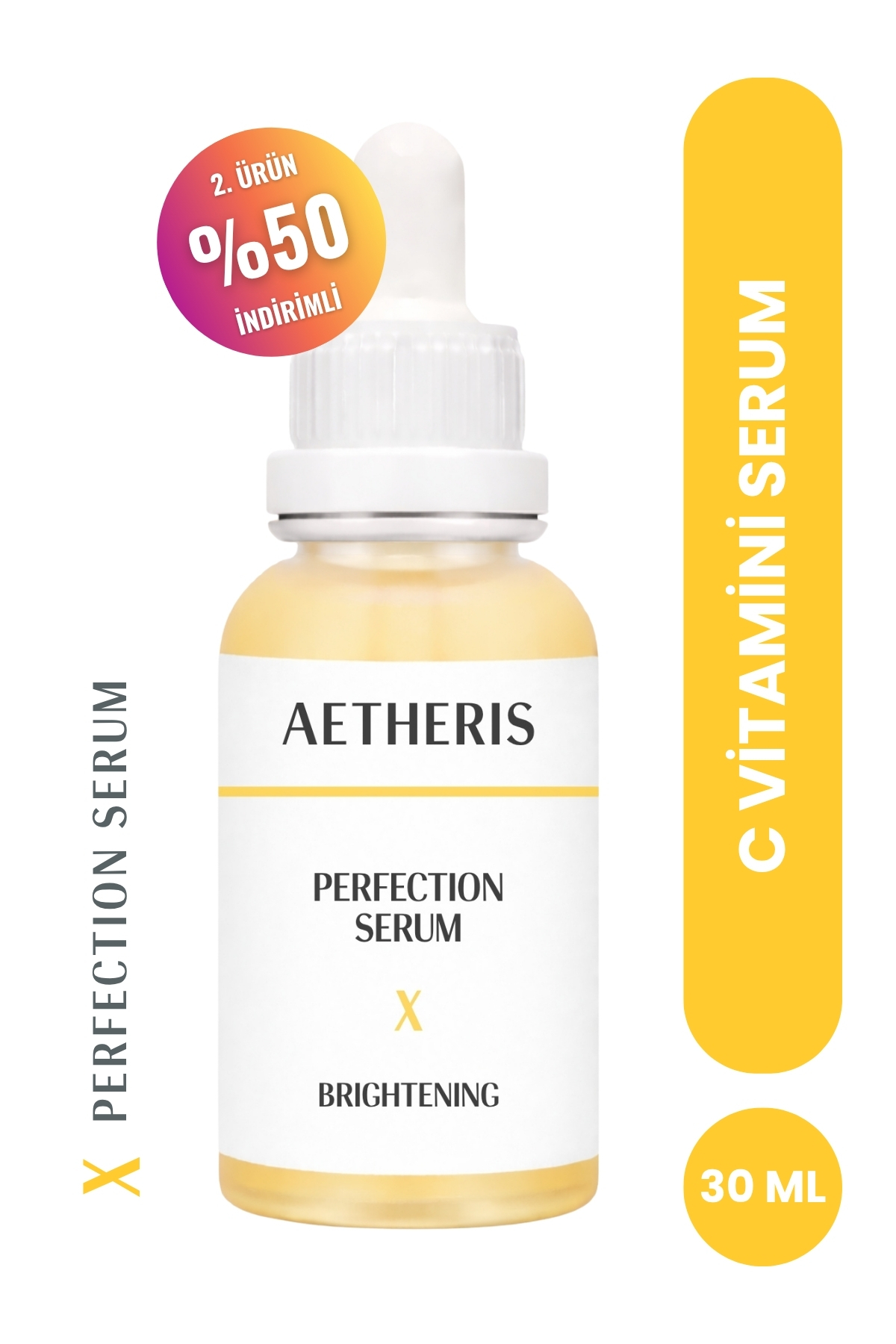 Leke Karşıtı Aydınlatıcı C Vitamini Perfection Serum Askorbik Asit, Arbutin, Hyaluronik Asit 30 ml — brightening