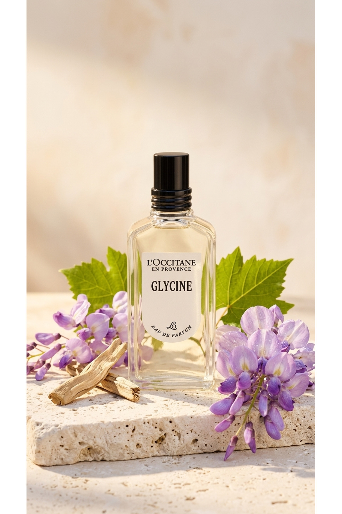 ロクシタン　L'OCCITANE GLYCINE オードパルファム 香水 L'Occitane Glycine Parfüm, EDP, Kadın, Havyar Limonu, Mor Salkım