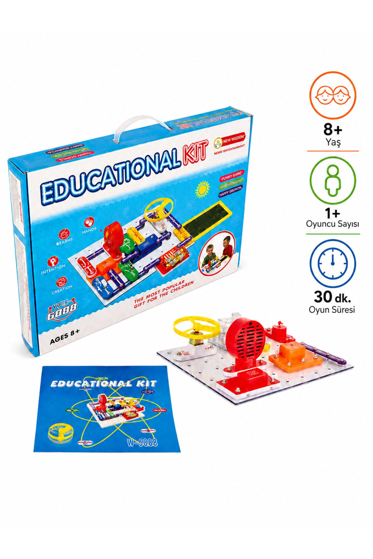 ORGAMiLYオーガミリー　セット Zet Zeka EDUCATIONAL KIT Eğlenceli ve Öğretici Elektronik Deney