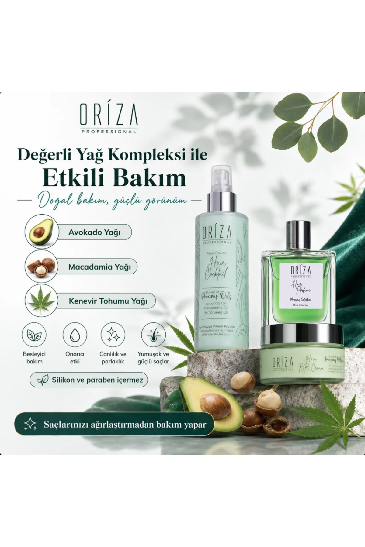 Professional Saç Bakım Seti – 3’lü Özel Seri — ORZ-PRCS-SET — تصویر 5 از 6