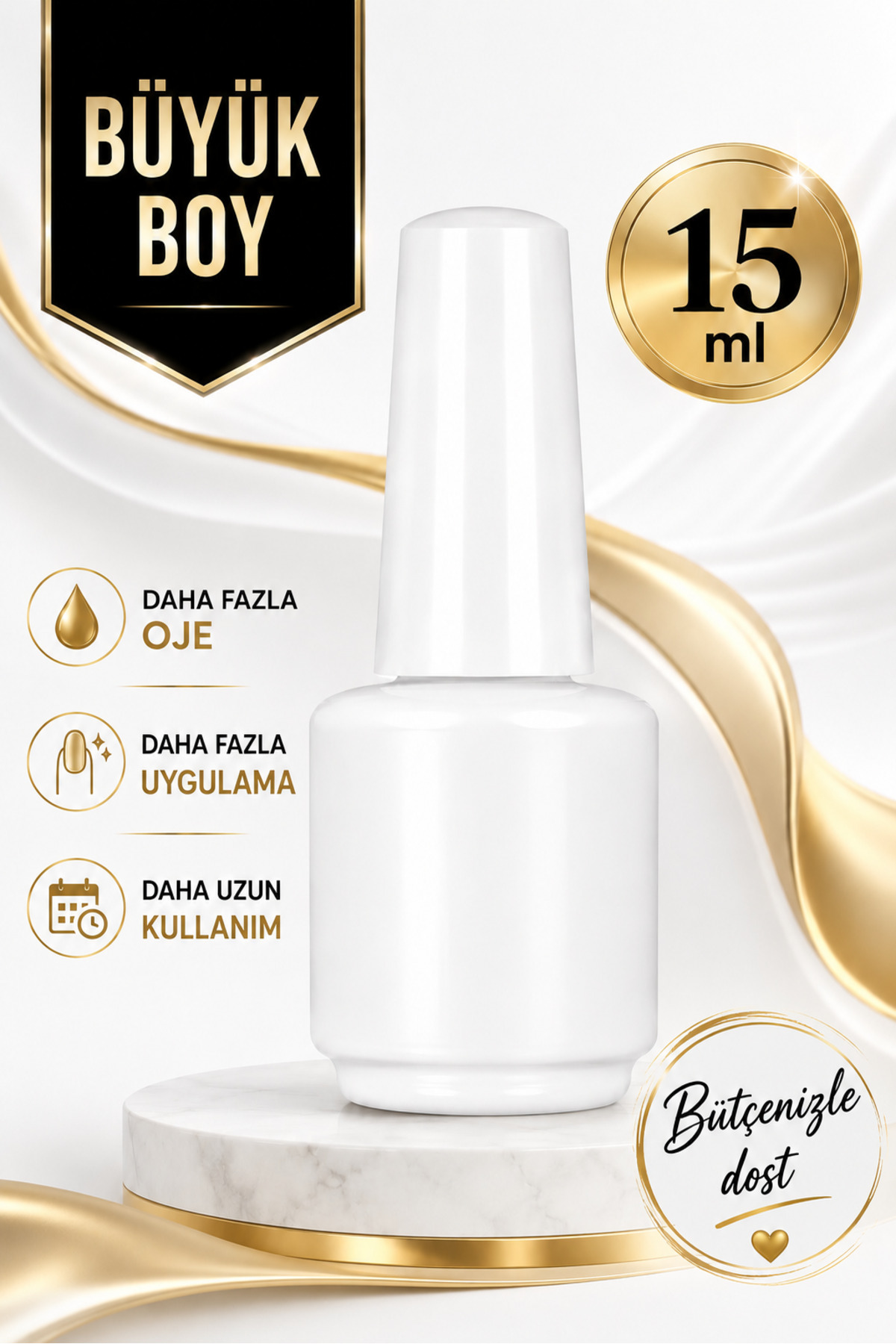 لاک پایه لاستیکی قوی و لاک رویه الماسی، مجموعه 2 عددی 15 میلی‌لیتری — رنگارنگ 8683089020163 — تصویر 2 از 4