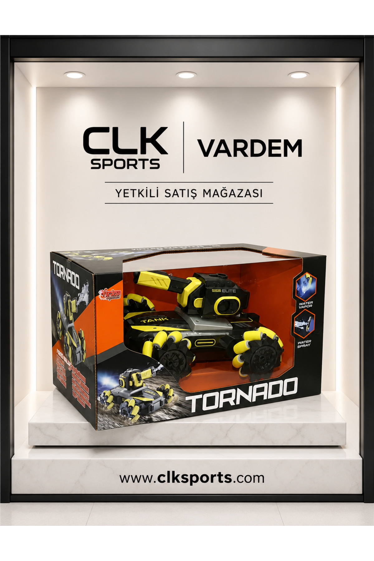トゥーン フルコン Vardem Su Atan Şarjlı Tornado Araba , Uzaktan Kumandalı , Full